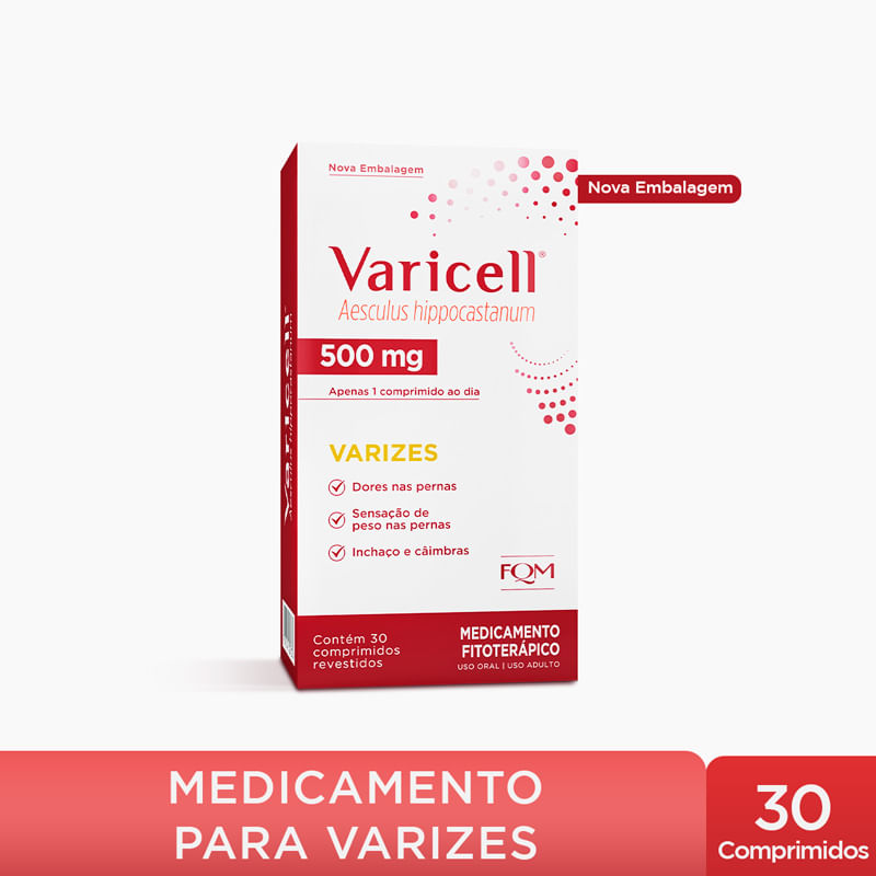 Varicell 500mg 30 Comprimidos Revestidos